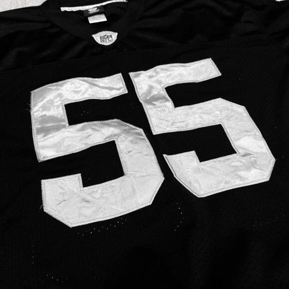 ★ Reebok x NFL Las Vegas Raiders Rolando Mcclain  Black & White Jersey ★ - Picture 6 of 7